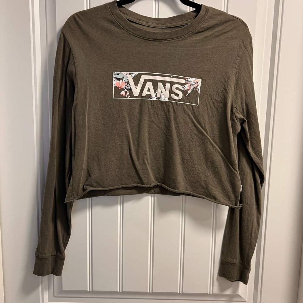Vans Olive Long Sleeve Tee
